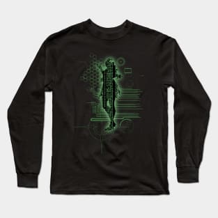 Matrix Sombra - Green Long Sleeve T-Shirt